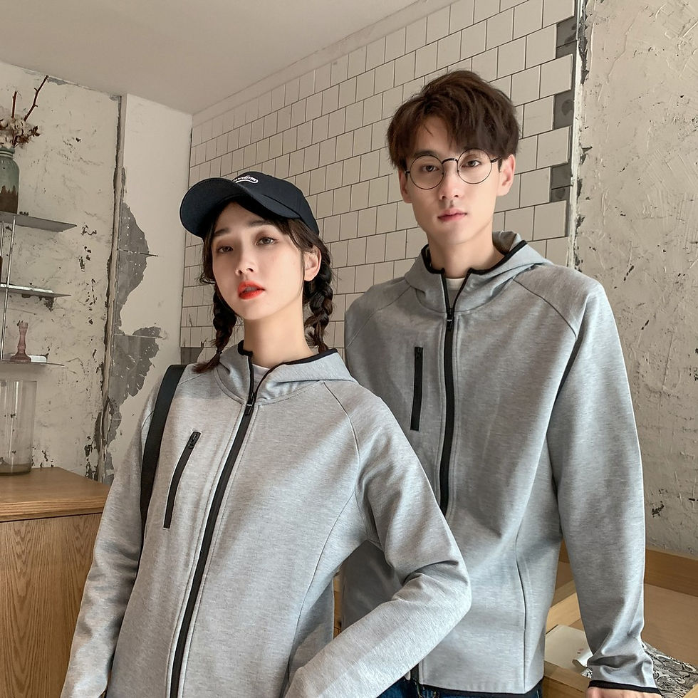 縮圖：连帽拉链卫衣N°8037