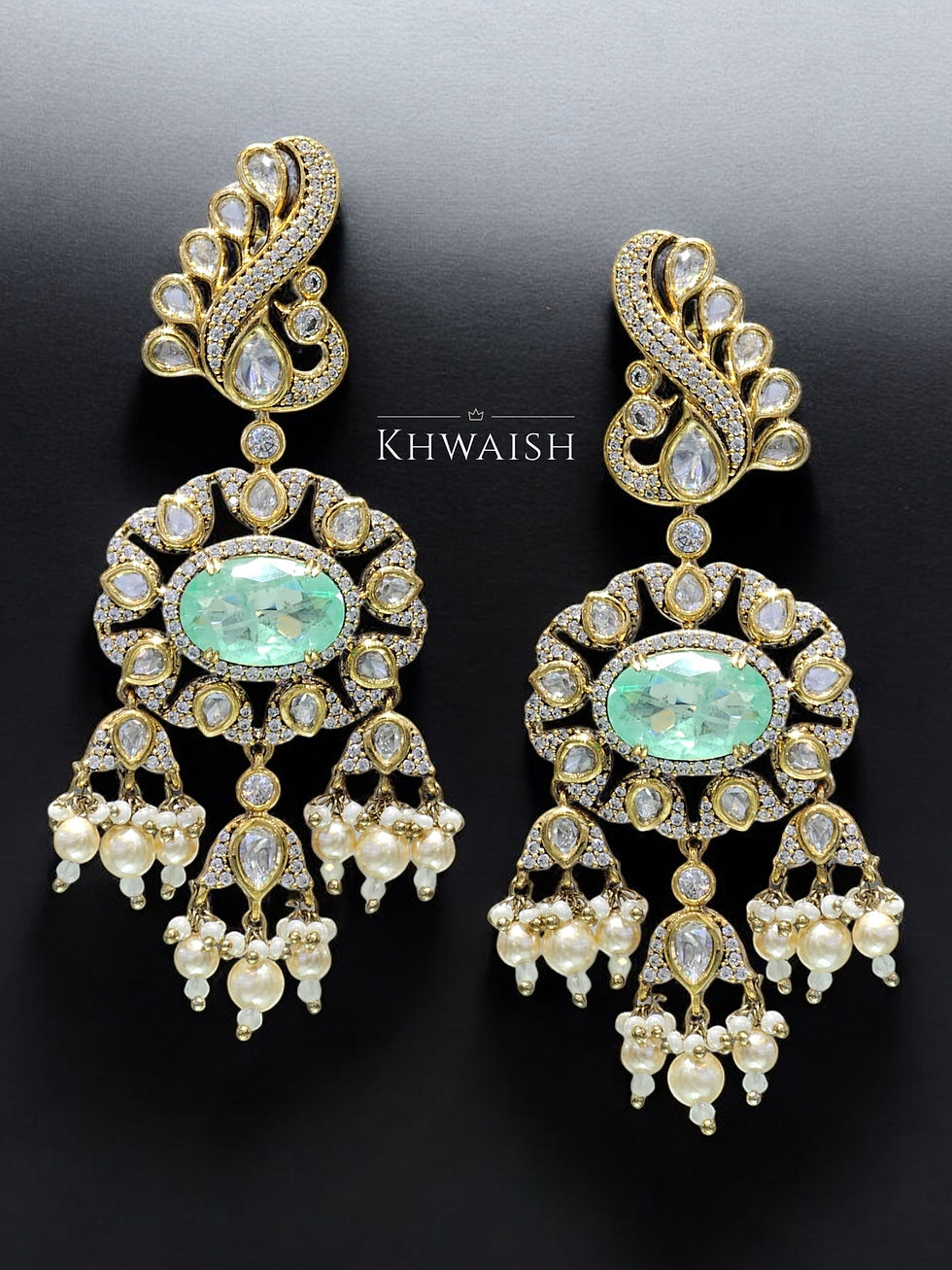 Victorian Polki Earrings