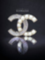 Pearl CC Brooch (Unisex)