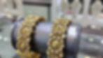 kundan polki openable bangle bracelet