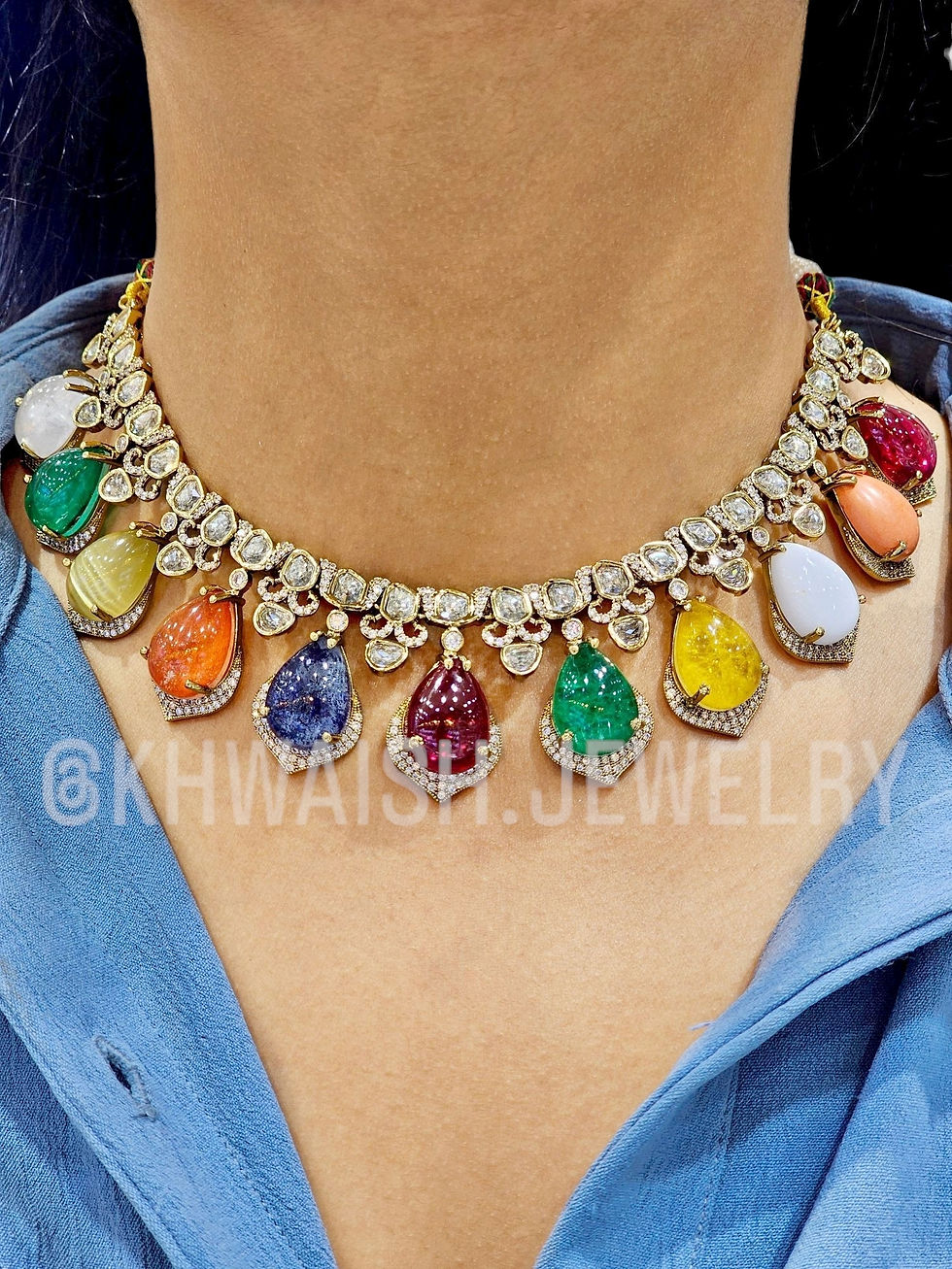 Victorian Multicolor Necklace Set