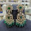 Thumbnail: emerald green victorian choker earrings polki