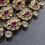 Thumbnail: Ruby Uncut Kundan Polki Choker Necklace and Earrings Set