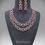 Thumbnail: double string ruby necklace set