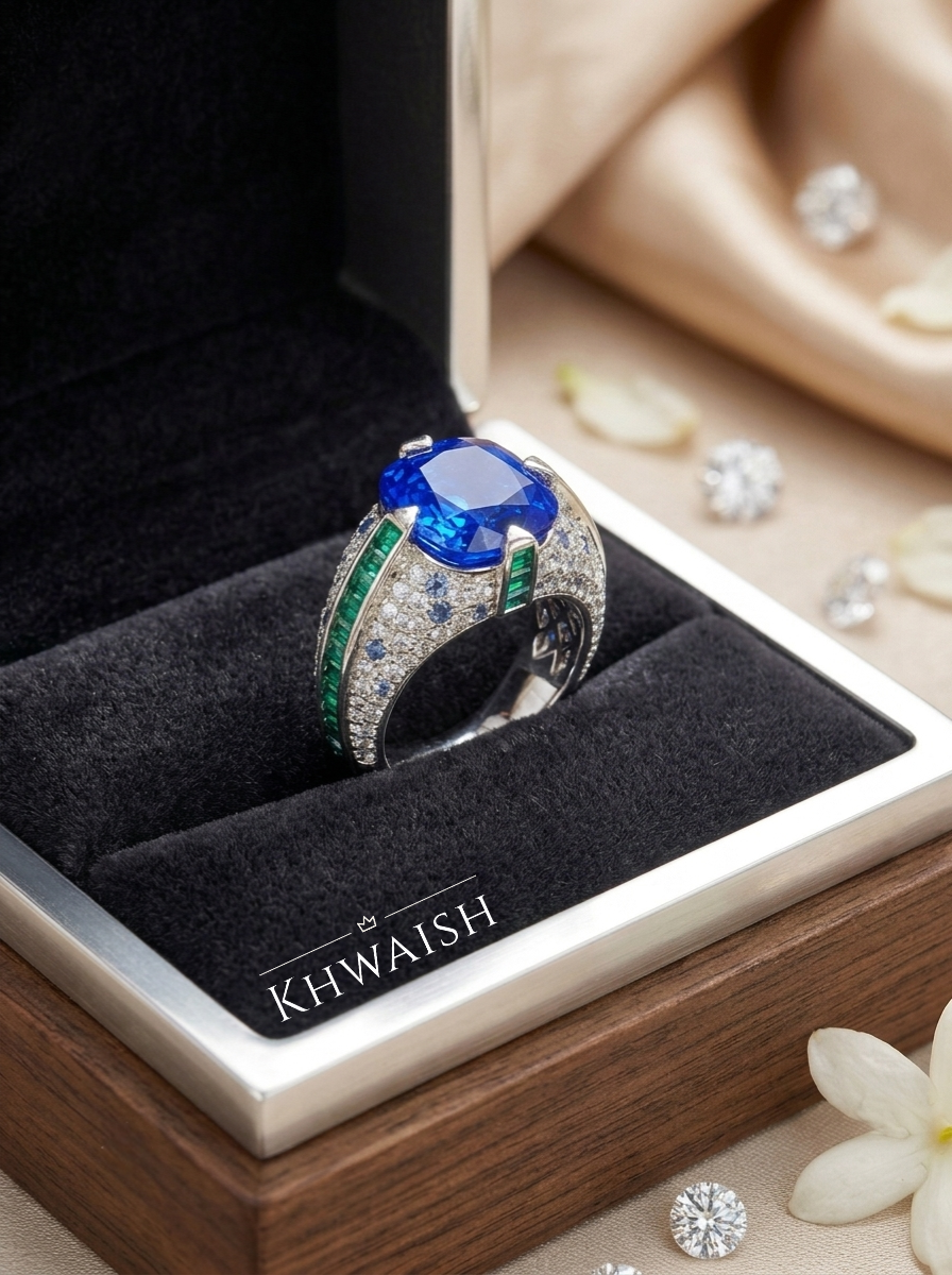 9.45 Ct Lab Grown Moissanite 925 Sterling Silver Ring