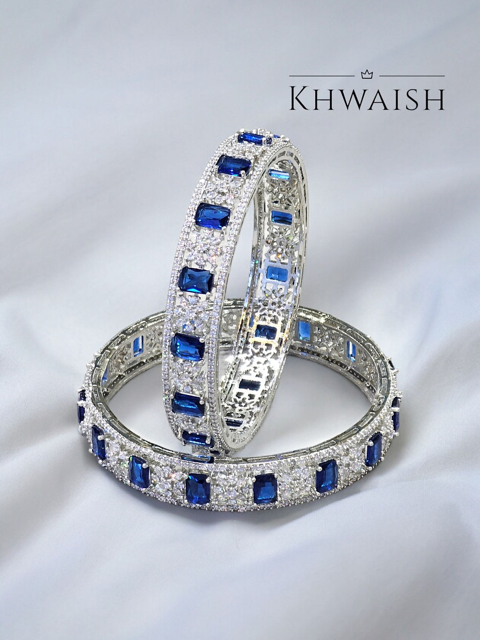 Sapphire Bangle Set