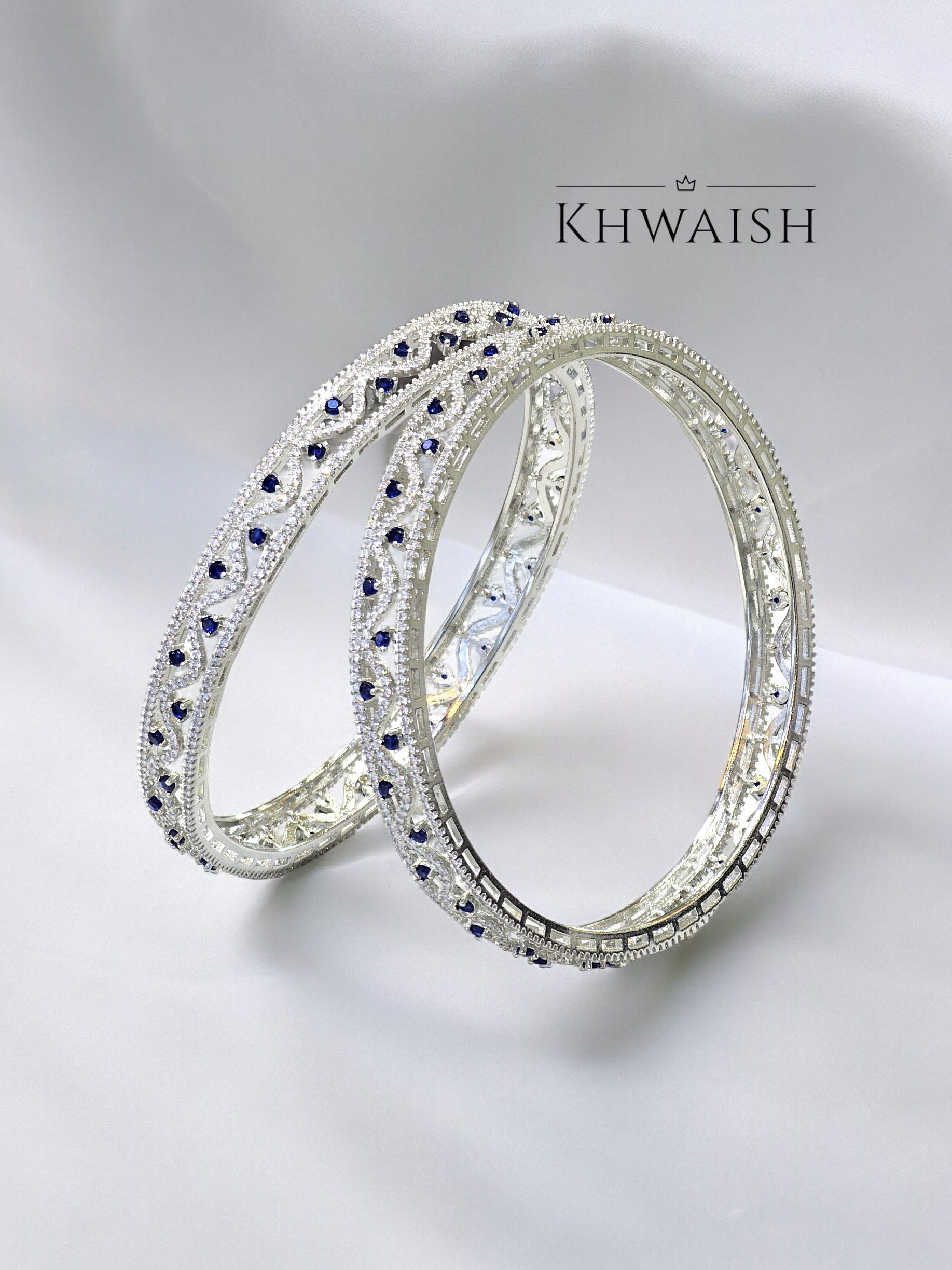 Sapphire Bangle Set