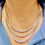 Thumbnail: Multi-Strand Diamond Necklace Set