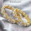 Thumbnail: solitaire openable bangle bracelet cz stones