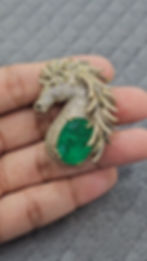 Stallion Cz Unisex Brooch