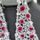 Thumbnail: long cz stones earrings ruby