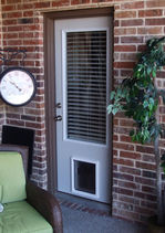 built in doggie door