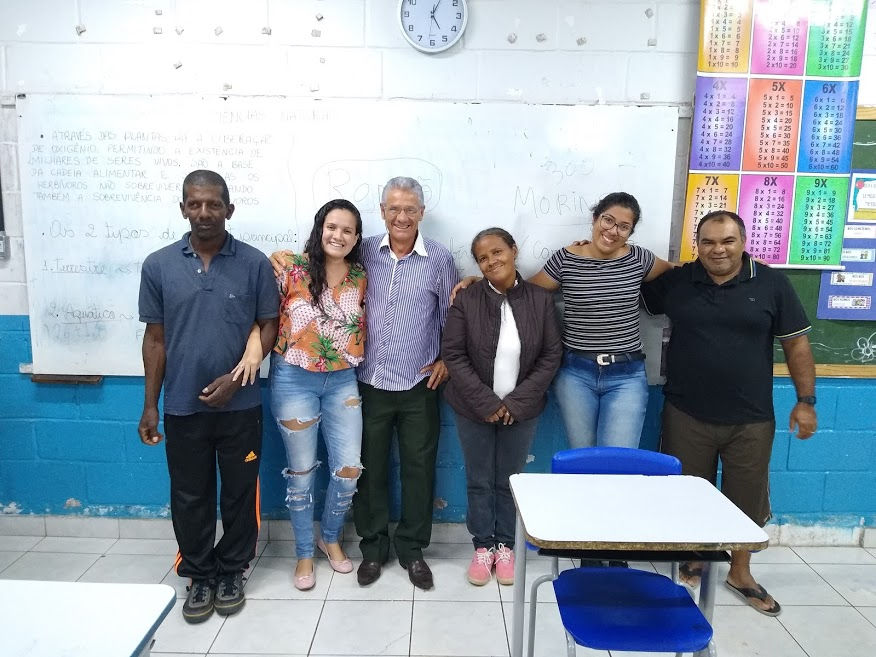 Hermano, Kamilla, Alceu, Magali, Ariane e Jones