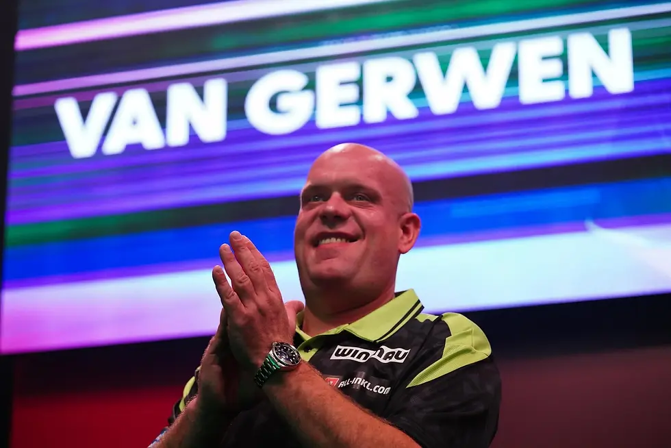Vintage Van Gerwen Whitewashes De Decker to Reach Final Day in Prague
