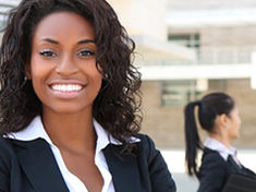 Confident Student Prepared for Career