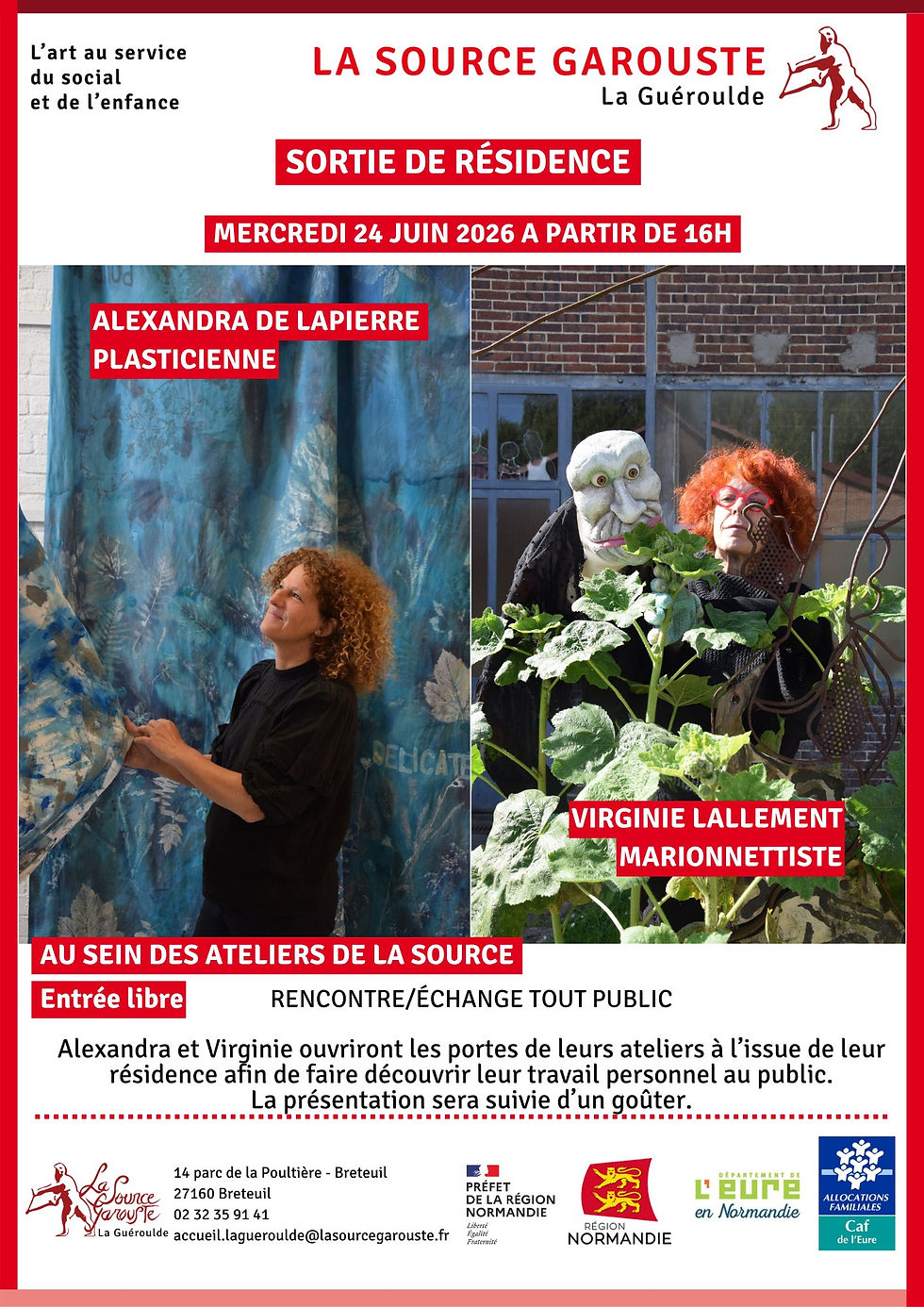 Sortie de Résidence à la Source Garouste
