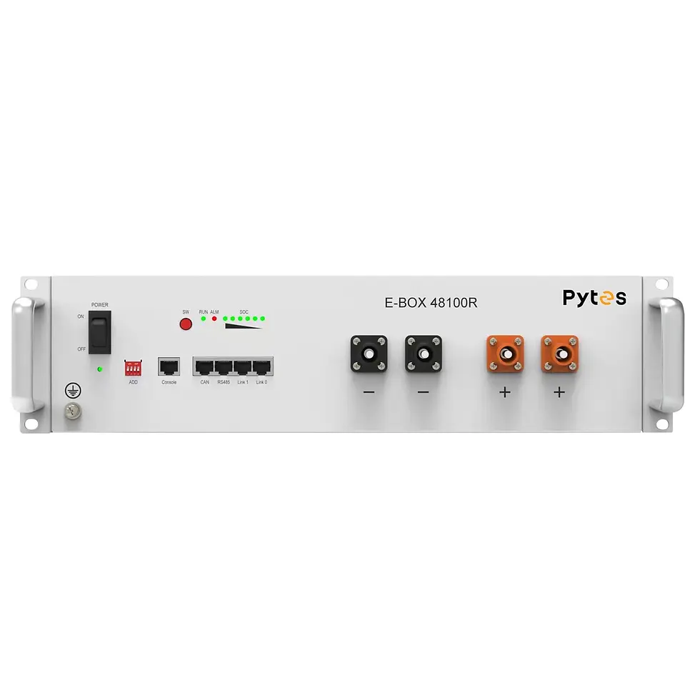 Thumbnail: PYTES E-BOX 48100R – LiFePO4 battery for solar systems