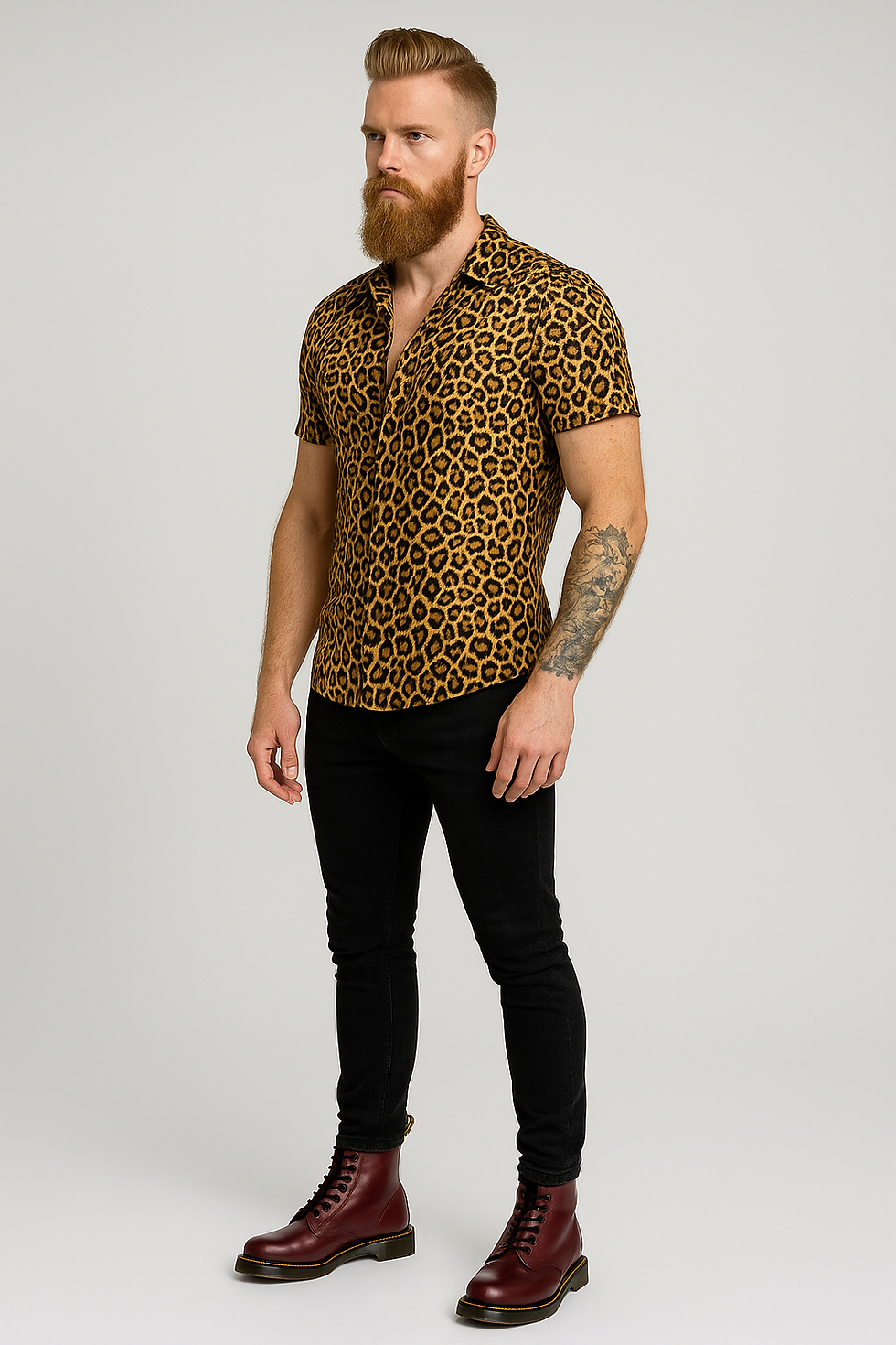 Miniatura: Camisa Algodão Onça