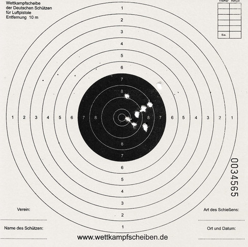 Umarex Morph 10 Schuss auf 10m