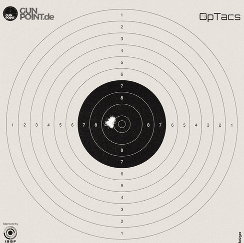Walther LG90 10 Schuss auf 10m