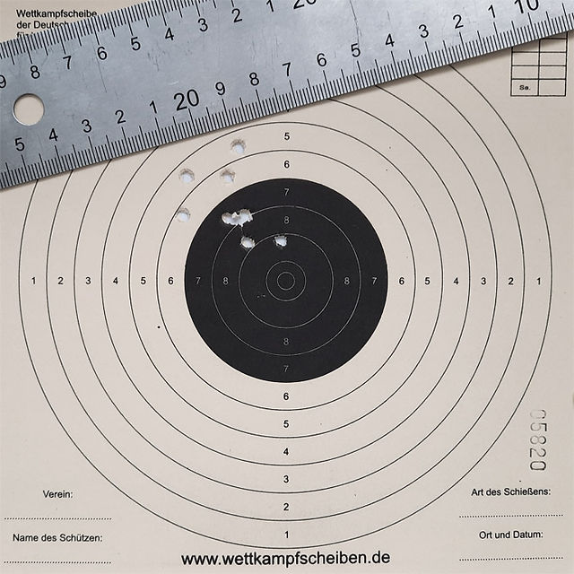 Walther Lever Action auf 25m mit Zielfernrohr