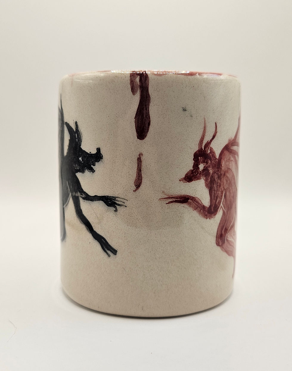 Miniatura: Taza rojo y negro