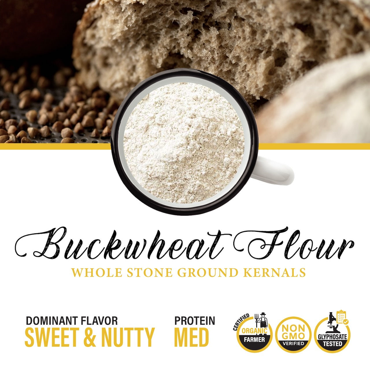 Raw Buckwheat Flour