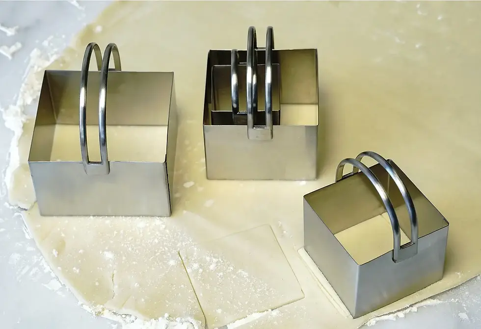 Thumbnail: Biscuit Cutters - Square Set of 4