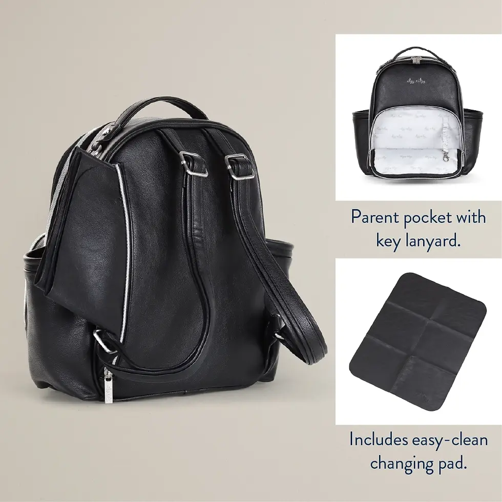 Thumbnail: Itzy Mini Plus™ Noir Diaper Bag