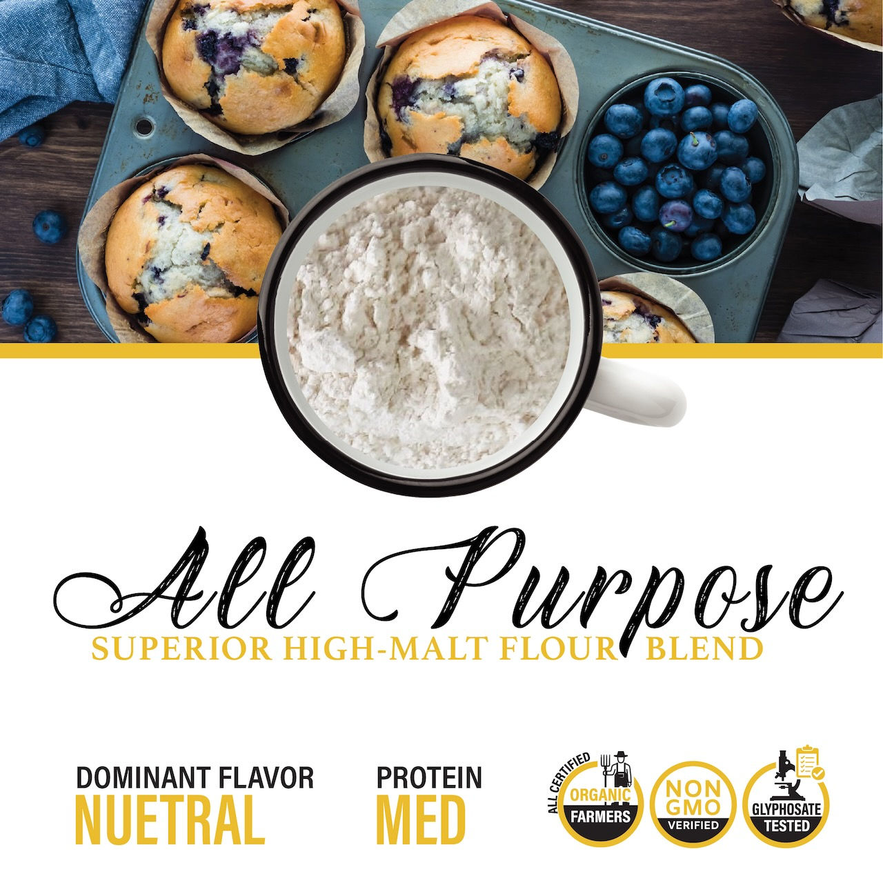 Heritage All Purpose Flour (High Malt)