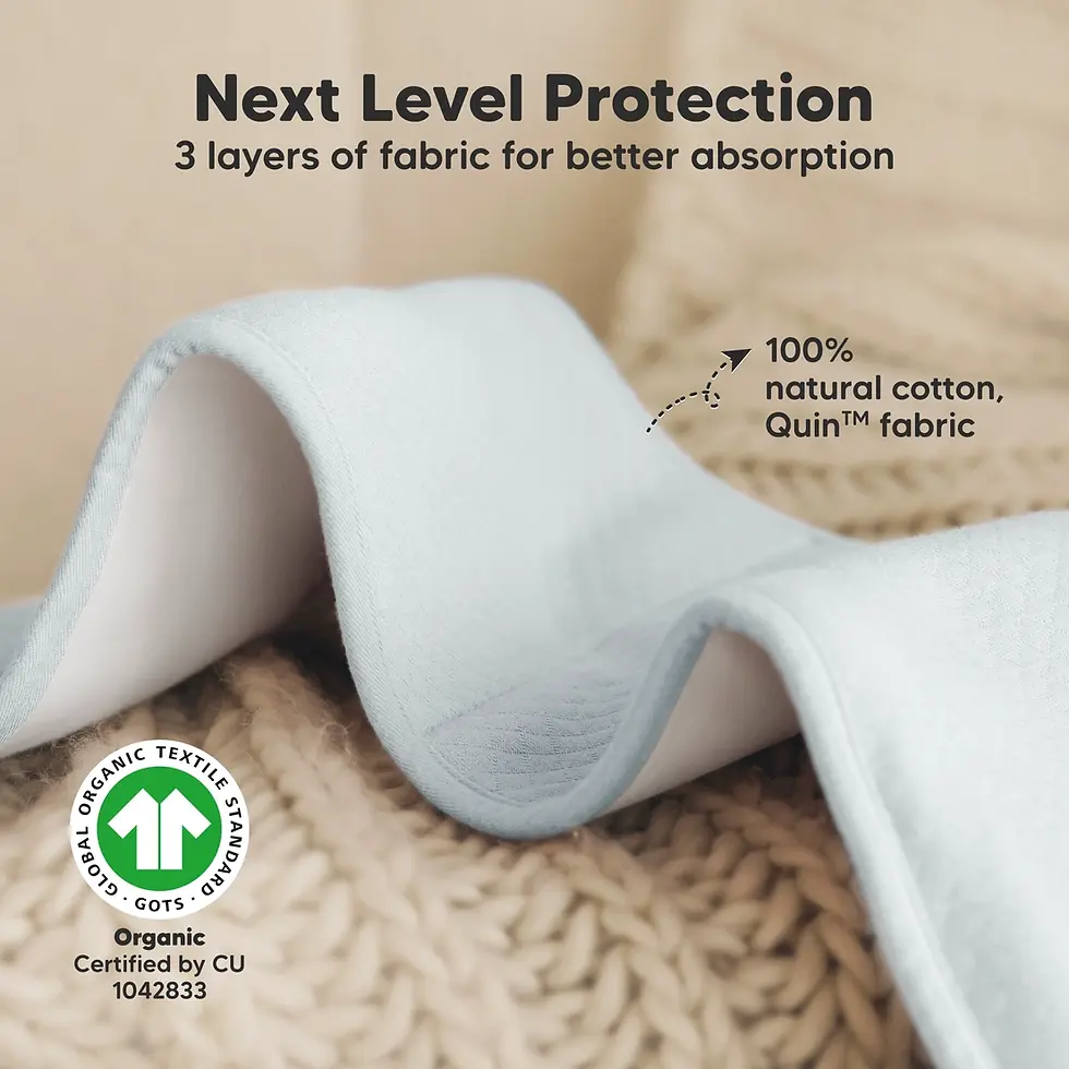 Thumbnail: KeaBabies - Organic Burp Cloths (5 pack)