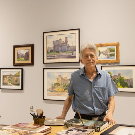 Uno de los grandes maestros mexicanos de la acuarela presenta un recorrido por una diversidad temática en la exposición Luis Eduardo González. Artífice de la luz, en el MUSA de la Universidad de Guadalajara.