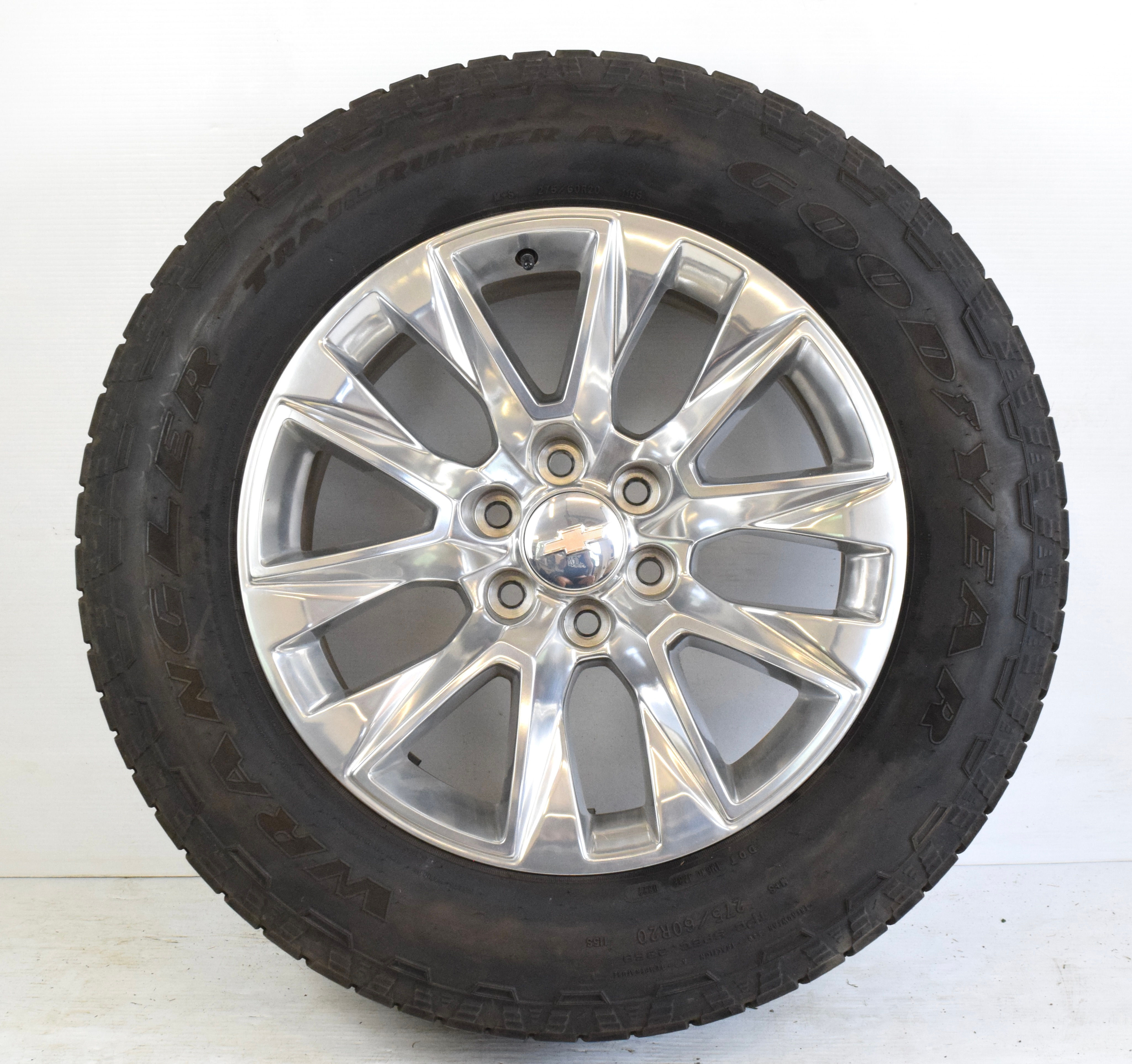 20" NEW CHEVY SILVERADO POLISHED OEM Wheels Rims Tires