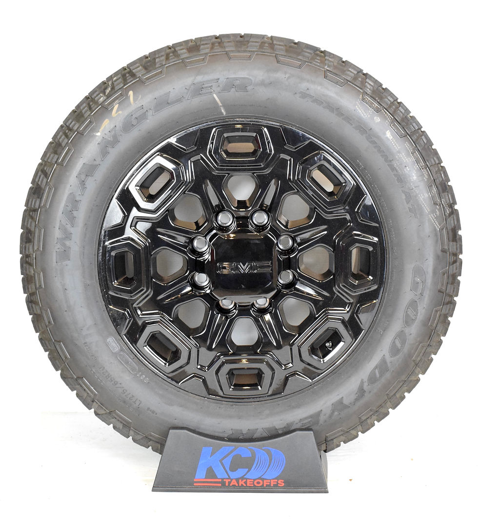 Thumbnail: 20" BLACK CHEVYSILVERADO 2500 3500 OEM WHEELS TIRES GMC SIERRA HD