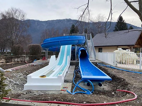 toboggan piscine camping