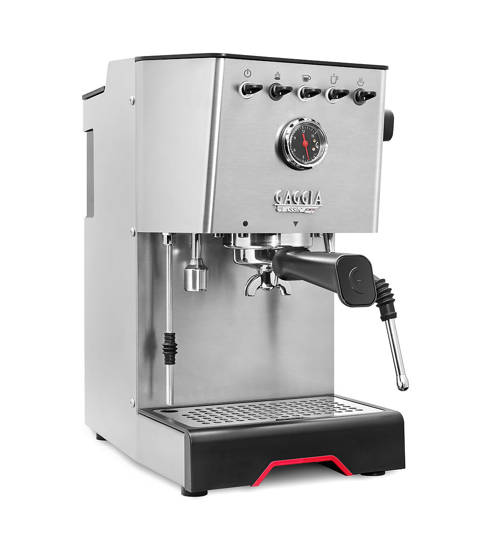 Miniaturbild: GAGGIA EG3500/10 Siebträgermaschine Silber Seitenansicht links