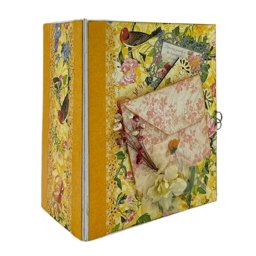 Handcrafted Graphic 45 Floral Inspired Mini Album Paper