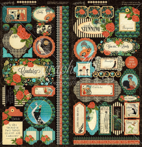オリジナルアートコレクション#45 Graphic 45 Couture 12x12 Deluxe Collector's Edition | Jo's