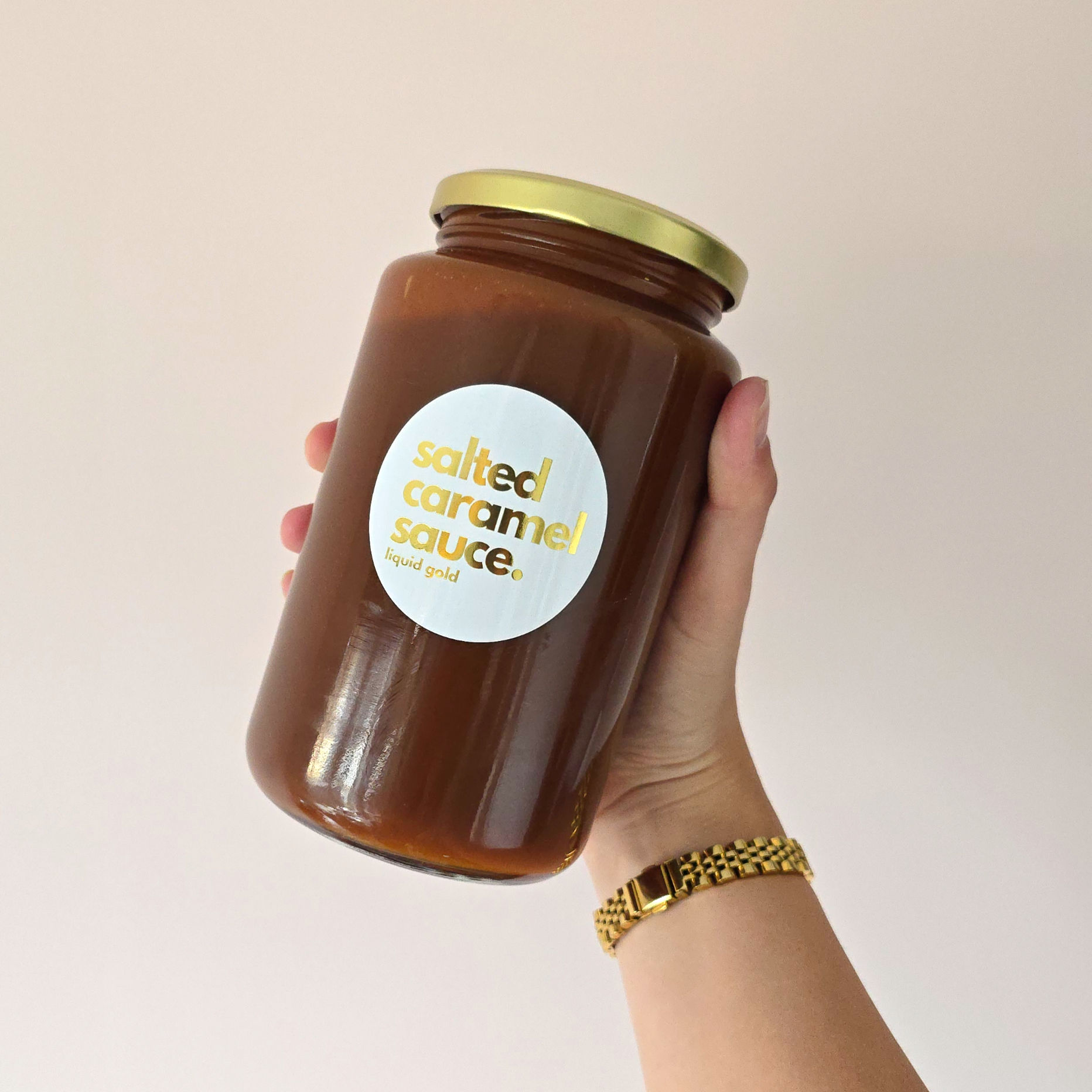 1L Jar of ORIGINAL Salted Caramel Sauce