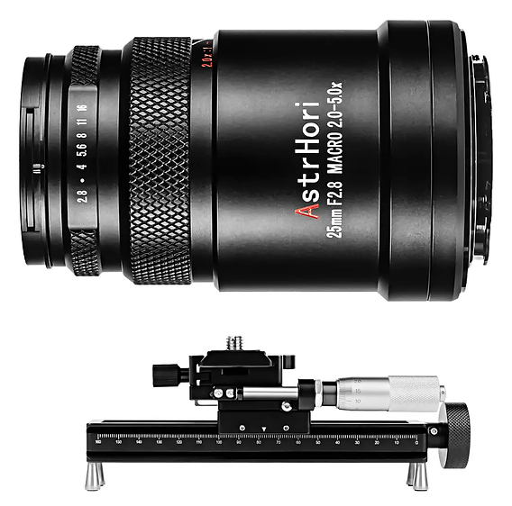 6ῑὄ安心ローリスク設計ἇ2῍ AstrHori のセット商品「25mm F2.8 M E Rail 」を新発売