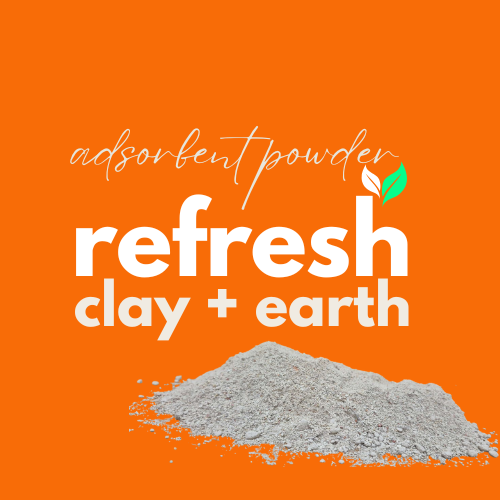 "ChickenKoop Refresh adsorbent powder made from diatomaceous earth and attapulgite clay for chicken coop odour control, poultry hygiene, ammonia removal, bedding longevity, pest control, chemical-free coop cleaning, healthy hens, and improved egg production