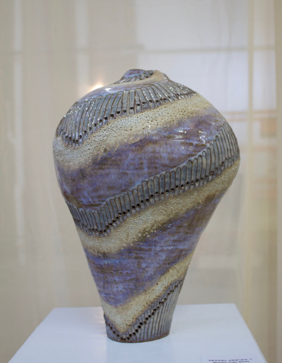 Hand built ceramic vessel