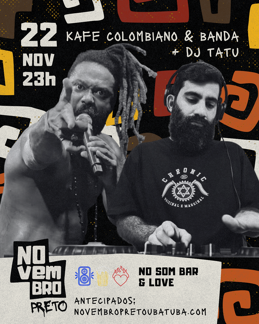 Kafé Colombiano e banda + DJ Tatu