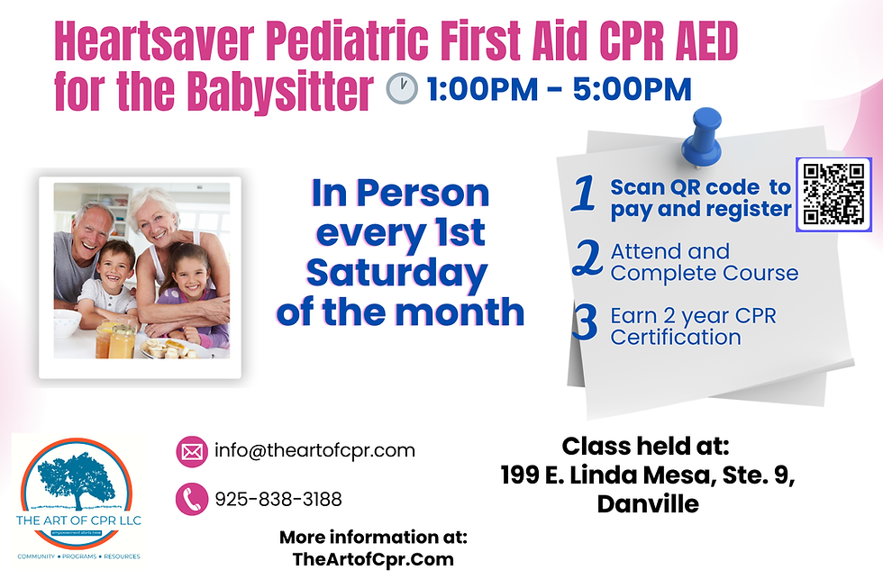 Heartsaver Pediatric CPR AED First Aid