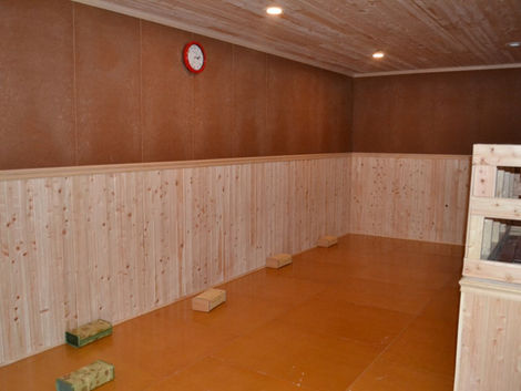 Dry sauna room at Seoul Spa and Sauna