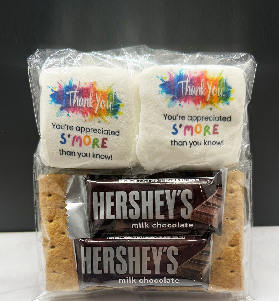 CUSTOMIZED S'MORE KITS (includes 6 kits with 2 s'mores each)