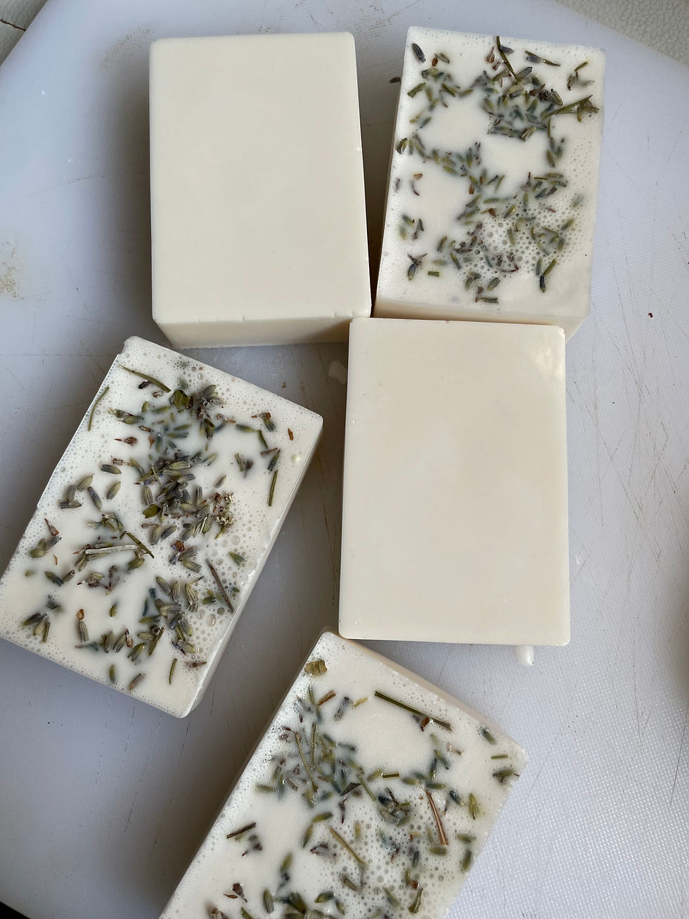 Thumbnail: Natural Handmade Hamsa Hand Bar Soap