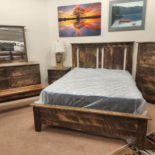 Bedroom furniture sets including beds, dressers, and nightstands at Baraboo Furniture & Mattress in Baraboo Wisconsin

