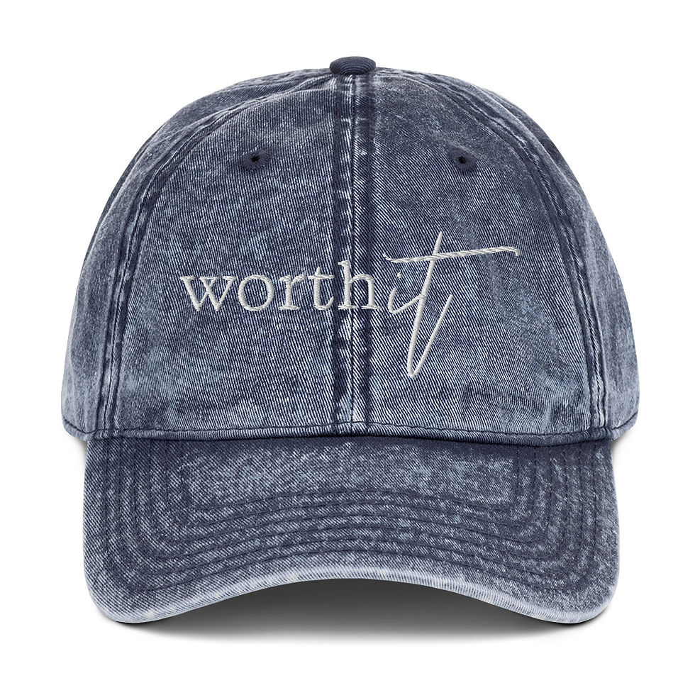 Thumbnail: worth It Vintage Cotton Twill Cap