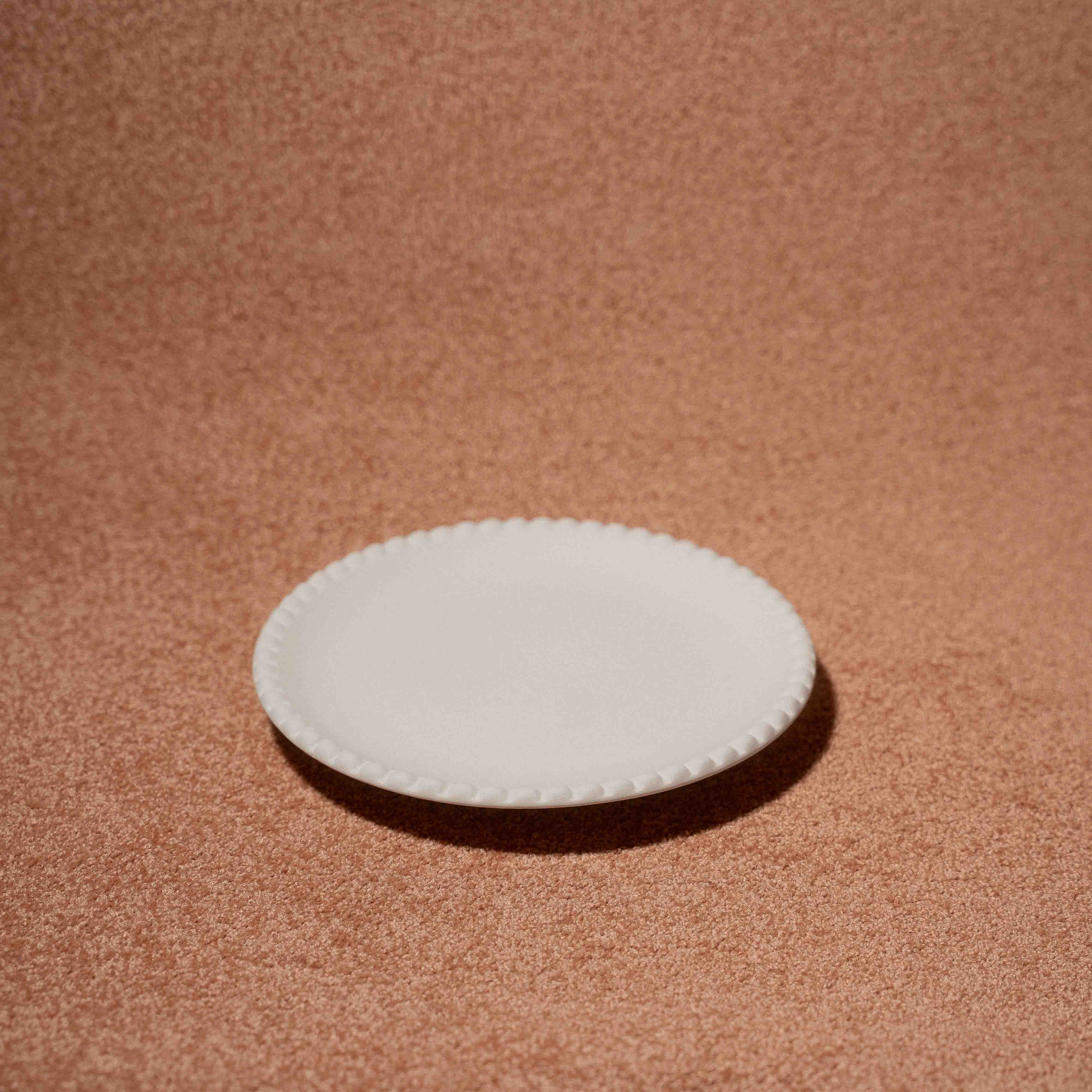 PEDE - DESSERTTELLER MIT PERLENRAND